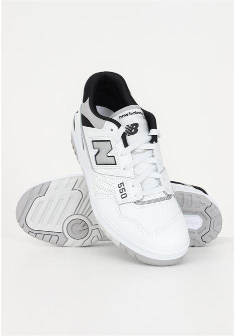550 men's white and gray sneakers NEW BALANCE | BB550NCLWHITE